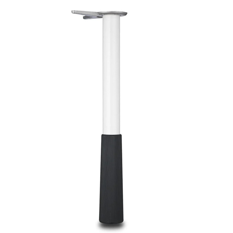 23" (584 mm)  Adjustable Legs for Children's Furniture White and Black Pack of 4